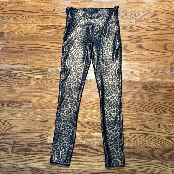 SPANX Pants - Spanx Metallic Leopard Print Leggings